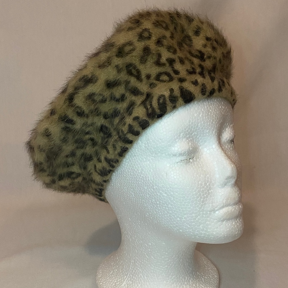 Leopard Print Beret